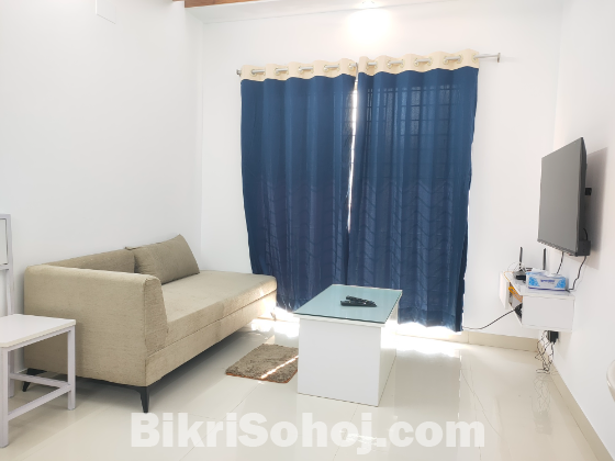 2-Room Furnished Apartment in Bashundhara R/A